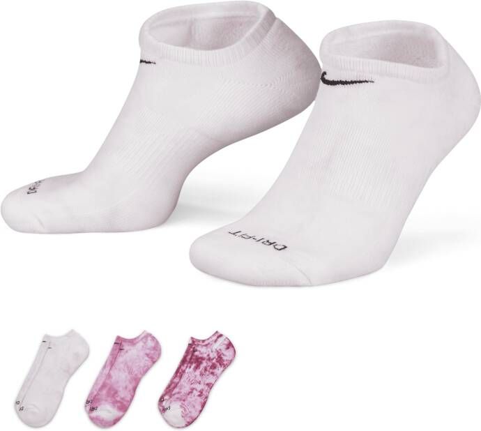 Nike Everyday Plus Cushioned no-show sokken (3 paar) Meerkleurig