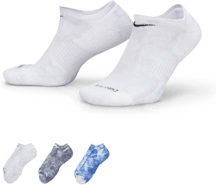 Nike Everyday Plus Cushioned no-show sokken (3 paar) Meerkleurig