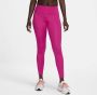 Nike Fast 7 8-legging met graphic halfhoge taille en zakken voor dames Roze - Thumbnail 1