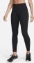 Nike Fast 7 8-legging met print halfhoge taille en zakken voor dames Zwart - Thumbnail 1
