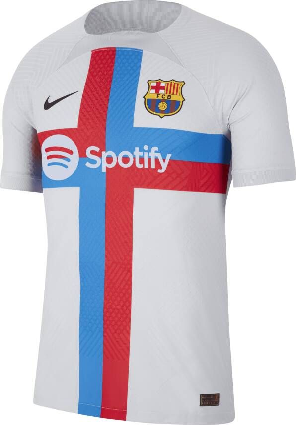 Nike FC Barcelona 2022 23 Match Derde Dri-FIT ADV voetbalshirt voor heren Grijs