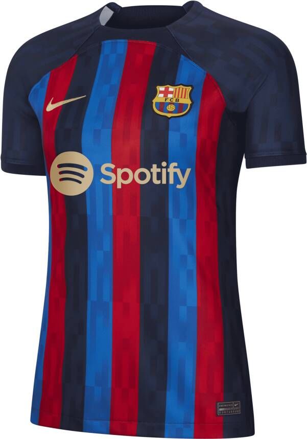 Nike FC Barcelona 2022 23 Stadium Thuis voetbalshirt met Dri-FIT voor dames Blauw