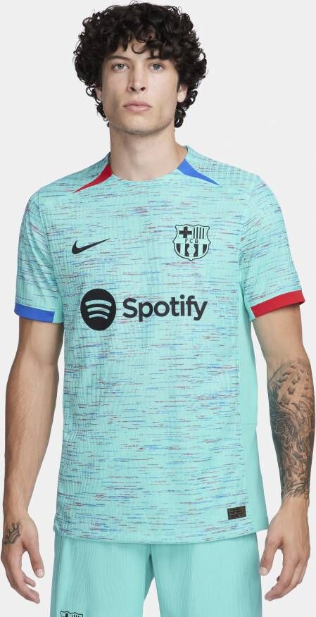 Nike FC Barcelona 2023 24 Match Derde Dri-FIT ADV voetbalshirt voor heren Blauw