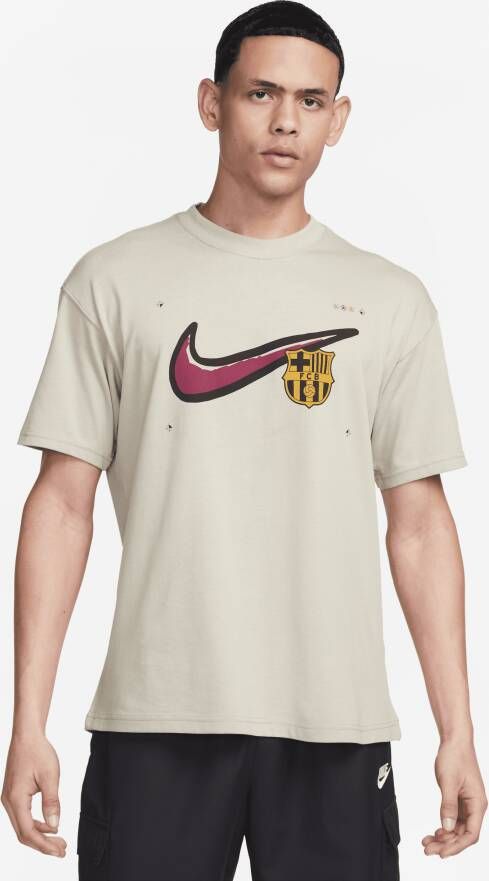 Nike FC Barcelona Max90 voetbalshirt voor heren Bruin