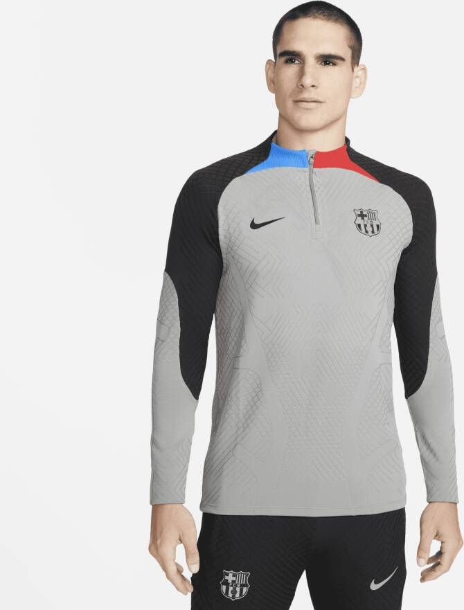 Nike FC Barcelona Strike Elite Dri-FIT ADV knit voetbaltrainingstop voor heren Grijs