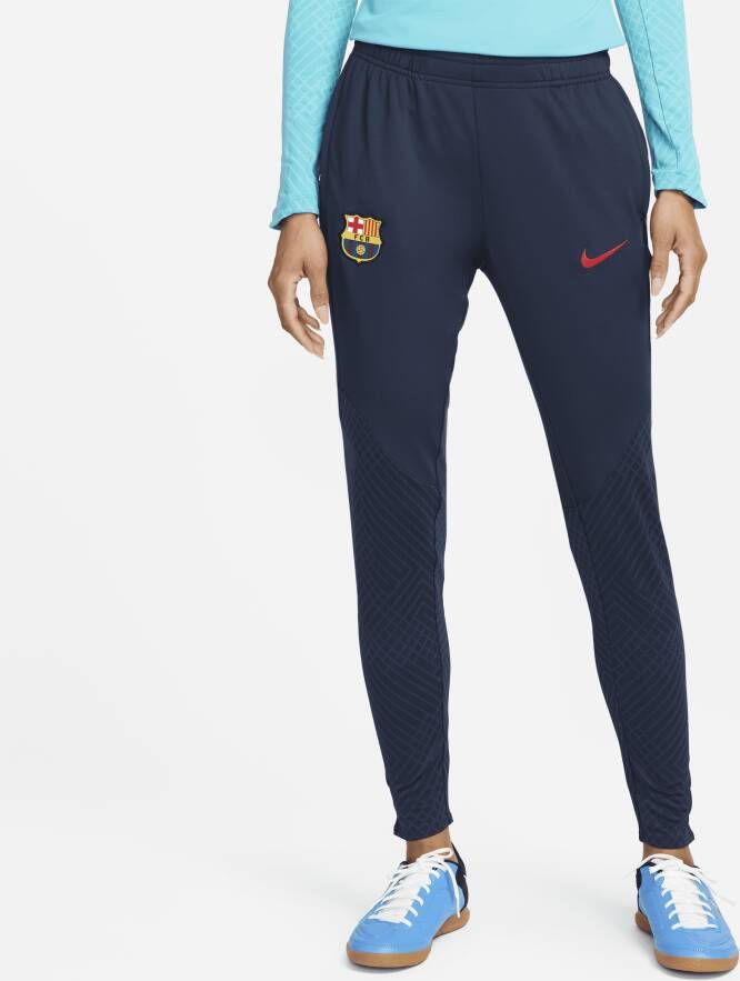 Nike FC Barcelona Strike voetbalbroek met Dri-FIT voor dames Blauw