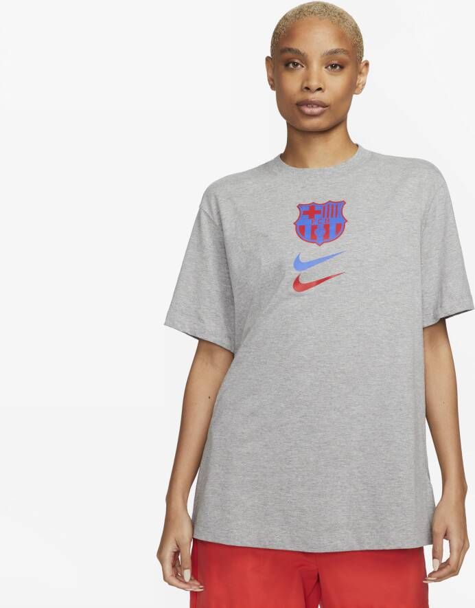 Nike FC Barcelona Voetbalshirt voor dames Grijs
