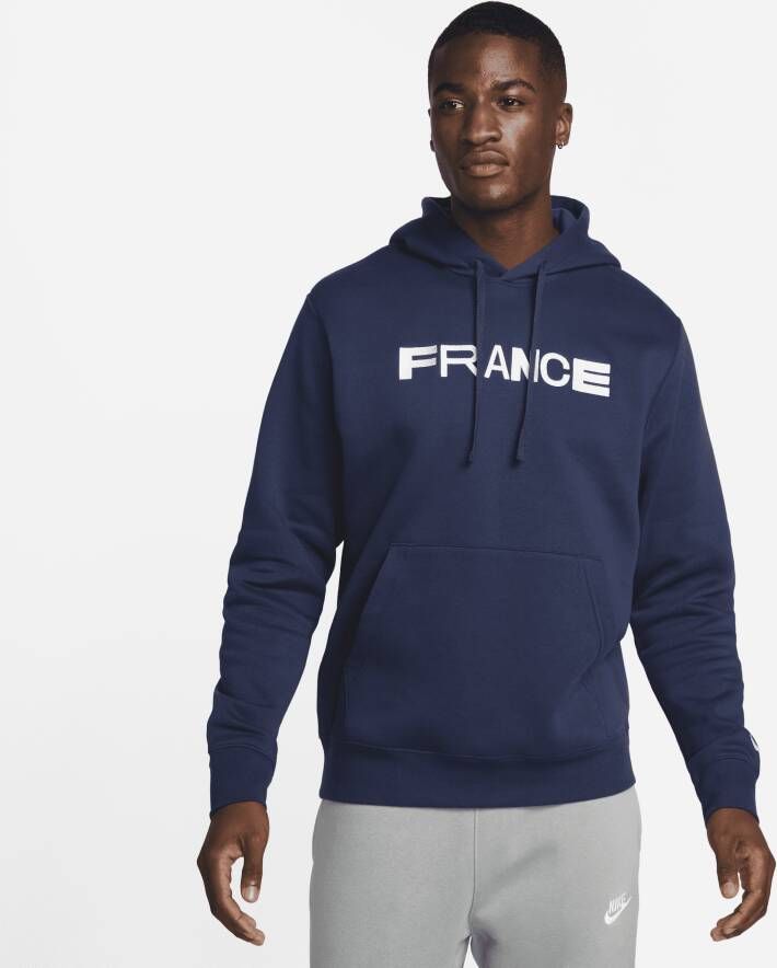 Nike FFF Club Fleece Hoodie voor heren Blauw