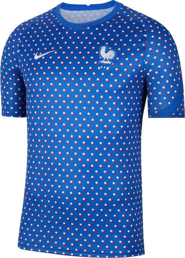 Nike FFF Dri-FIT voetbaltop met korte mouwen voor heren Blauw