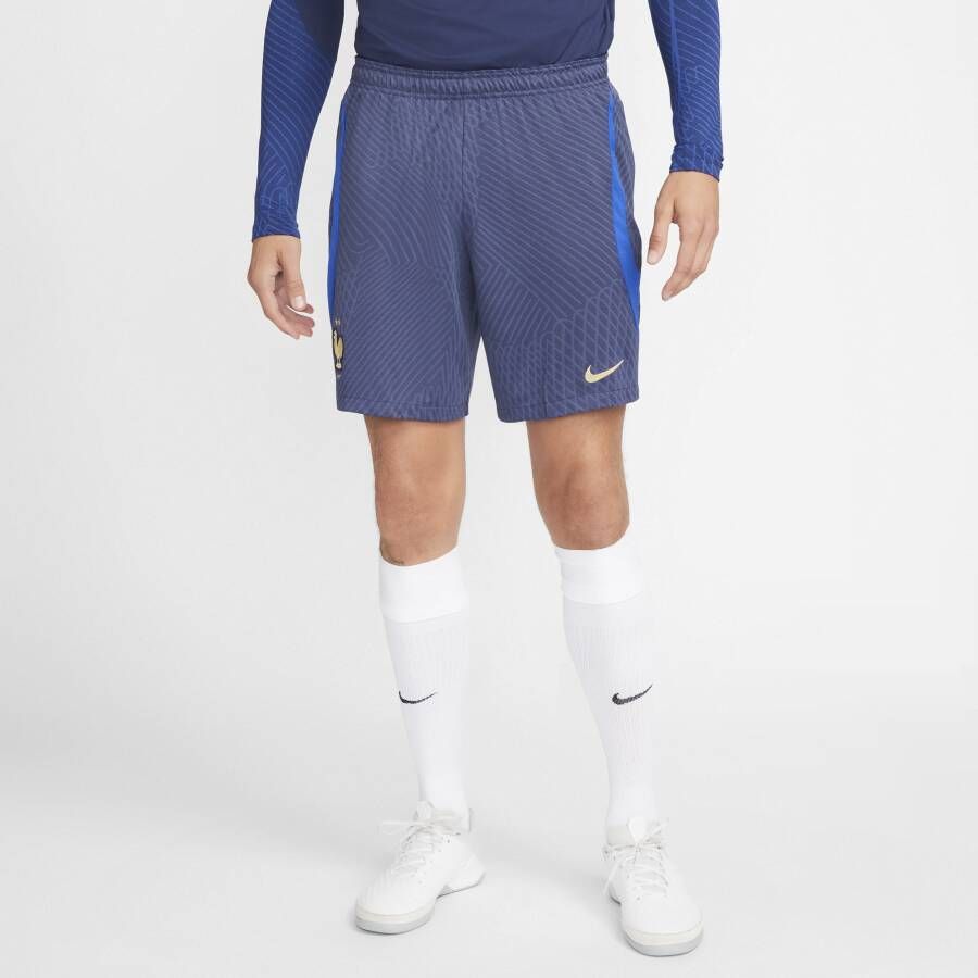 Nike FFF Strike Dri-FIT knit voetbalshorts voor heren Blauw
