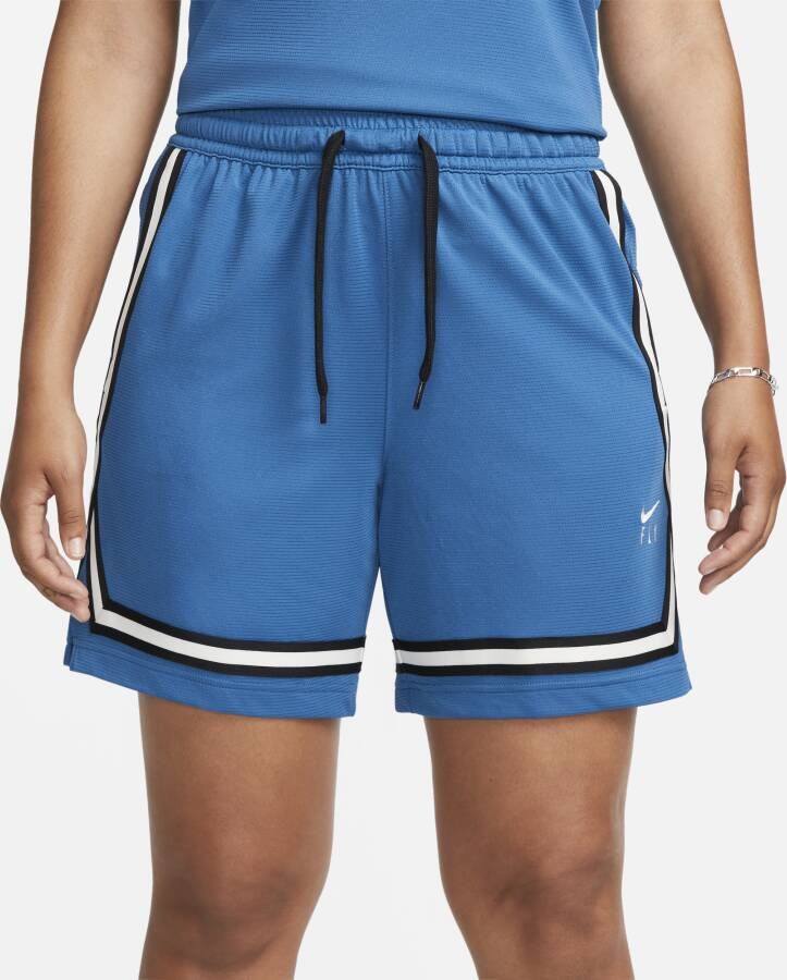 Nike Fly Crossover Basketbalshorts voor dames Blauw