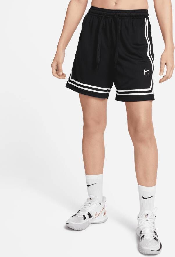 Nike Fly Crossover Basketbalshorts voor dames Zwart