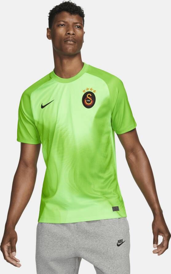 Nike Galatasaray 2022 23 Goalkeeper Dri-FIT voetbaltop met korte mouwen voor heren Groen