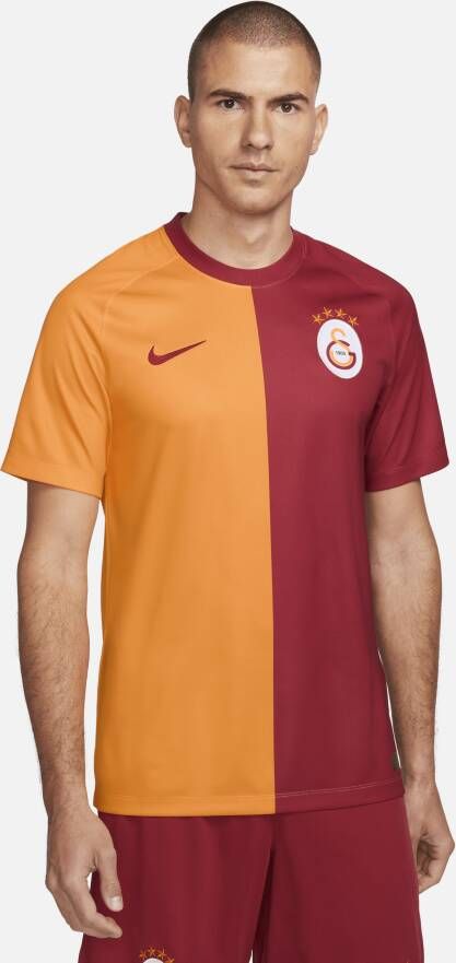 Nike Galatasaray 2023 24 Thuis voetbaltop met Dri-FIT en korte mouwen voor heren Oranje