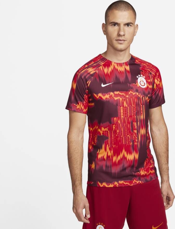 Nike Galatasaray Academy Pro Dri-FIT voetbaltop met korte mouwen voor heren Rood