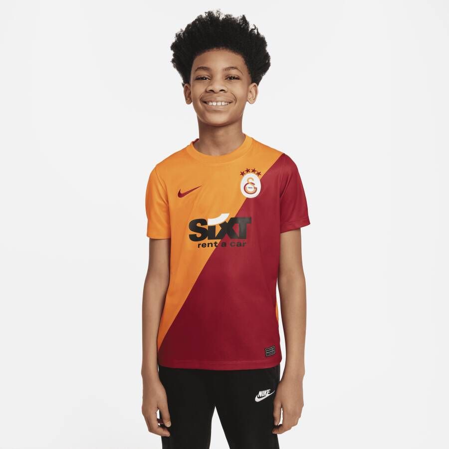 Nike Galatasaray Thuis Voetbaltop met korte mouwen voor kids Oranje