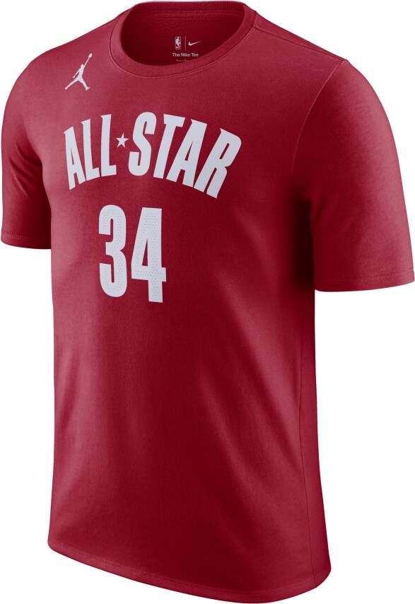 Nike Giannis Antetokounmpo All-Star Essential NBA-herenshirt Rood