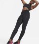 Nike Go Lange legging met halfhoge taille complete ondersteuning en zakken voor dames Zwart - Thumbnail 1