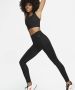 Nike Go Lange legging met hoge taille zakken en complete ondersteuning voor dames Zwart - Thumbnail 1