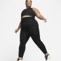 Nike Go Lange legging met hoge taille zakken en goede ondersteuning voor dames (Plus Size) Zwart - Thumbnail 1