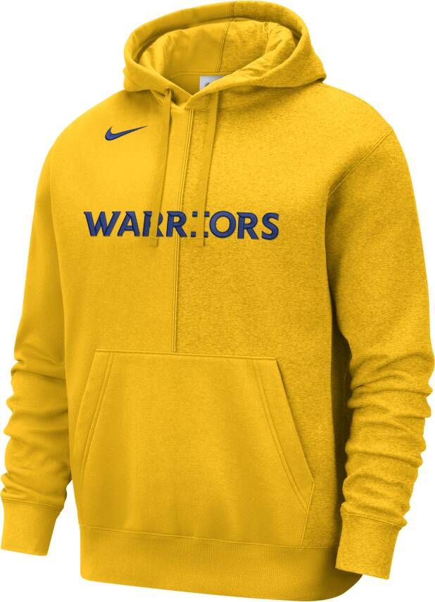 Nike Golden State Warriors Courtside NBA-fleecehoodie voor heren Geel