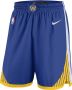 Nike Golden State Warriors Icon Edition Swingman NBA-herenshorts Blauw - Thumbnail 1