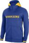 Nike Golden State Warriors Showtime NBA-hoodie met rits en Dri-FIT voor heren Blauw - Thumbnail 1