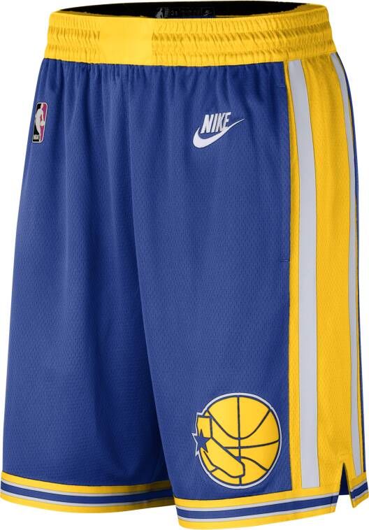 Nike Golden State Warriors Swingman Dri-FIT NBA-herenshorts Blauw