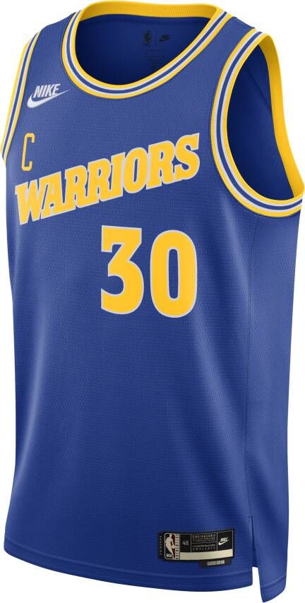 Nike Golden State Warriors Swingman NBA-jersey met Dri-FIT Blauw