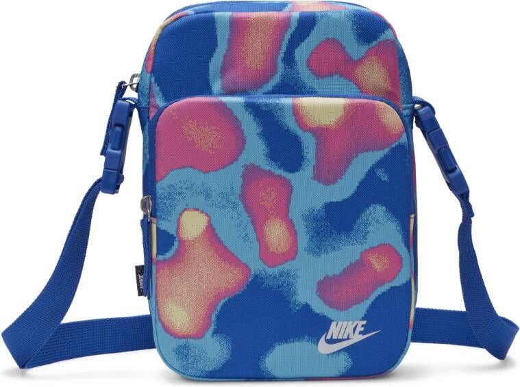 Nike Heritage Crossbodytas (4 liter) Blauw