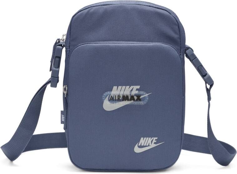 Nike Heritage Crossbodytas (4 liter) Blauw