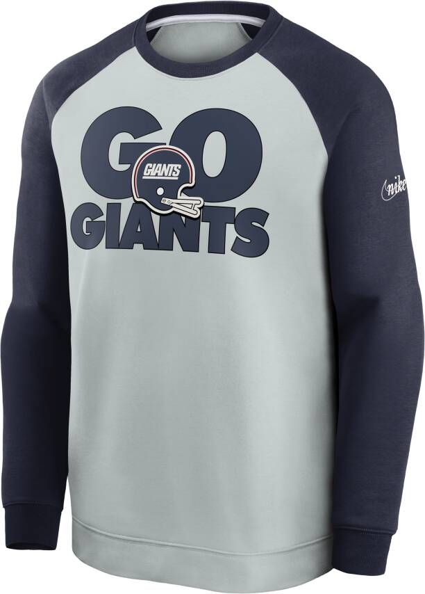 Nike Historic Raglan (NFL Giants) Sweatshirt voor heren Grijs