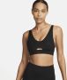 Nike Indy Plunge Cutout Padded sport-bh met medium ondersteuning Zwart - Thumbnail 1