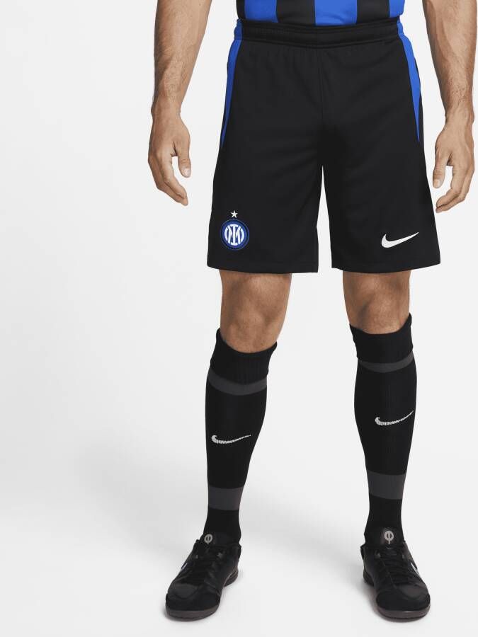 Nike Inter Milan 2022 23 Stadium Thuis Dri-FIT voetbalshorts voor heren Zwart