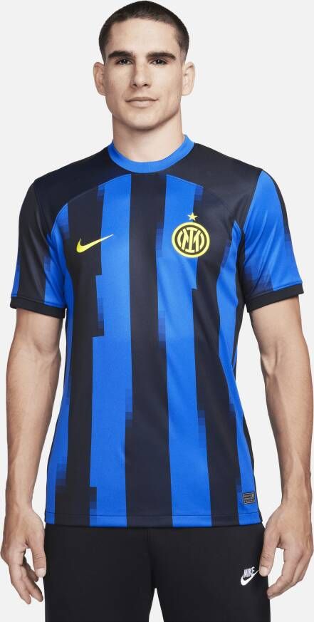 Nike Inter Milan 2023 24 Stadium Thuis Dri-FIT voetbalshirt voor heren Blauw