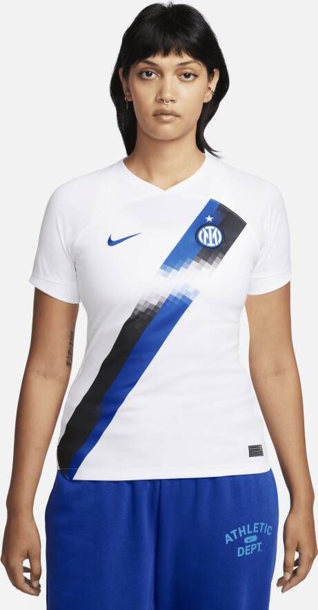 Nike Inter Milan 2023 24 Stadium Uit Dri-FIT voetbalshirt voor dames Wit