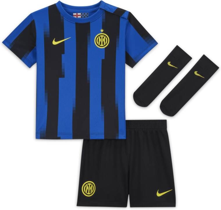 Nike Inter Milan 2023 24 Thuis Dri-FIT driedelig tenue voor baby's peuters Blauw