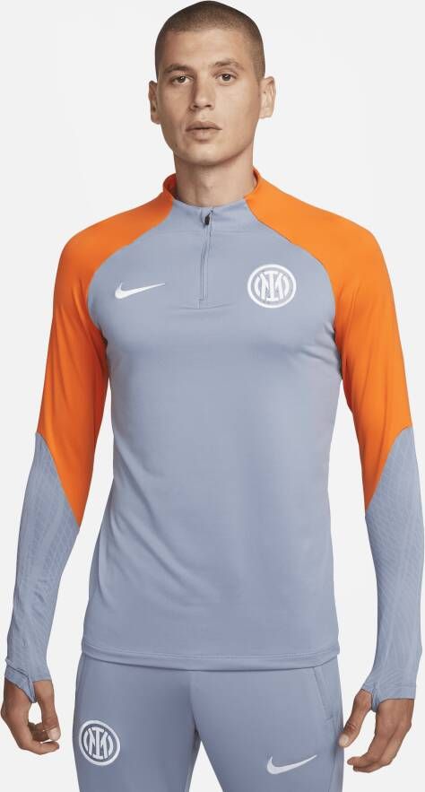 Nike Inter Milan Strike Derde Dri-FIT knit voetbaltrainingstop voor heren Blauw