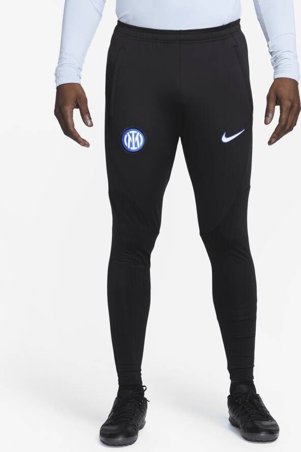 Nike Inter Milan Strike knit voetbalbroek met Dri-FIT voor heren Zwart