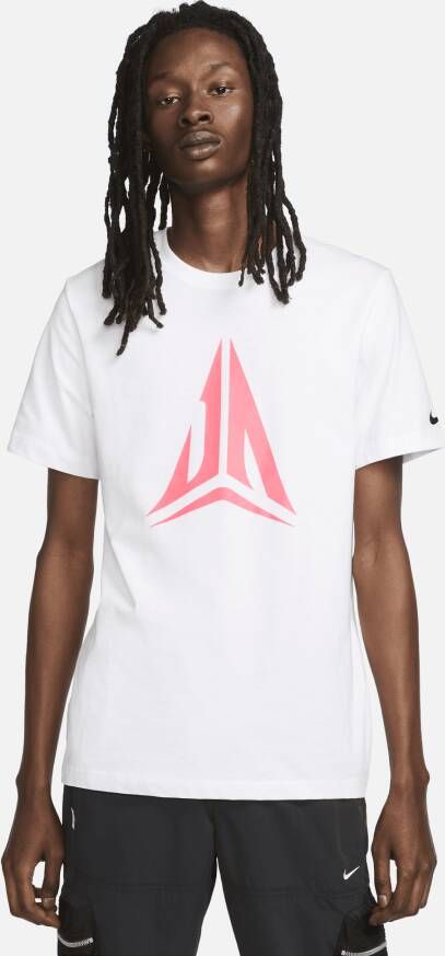 Nike Ja Basketbalshirt voor heren Wit
