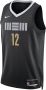 Nike Ja Morant Memphis Grizzlies City Edition 2023 24 Dri-FIT Swingman NBA-jersey voor heren Zwart - Thumbnail 1