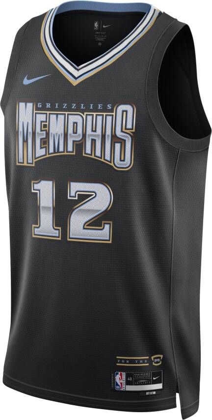 Nike Ja Morant Memphis Grizzlies City Edition Swingman NBA-jersey met Dri-FIT Zwart