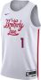 Nike James Harden Philadelphia 76ers City Edition Swingman NBA-jersey met Dri-FIT Wit - Thumbnail 1