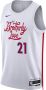 Nike Joel Embiid Philadelphia 76ers City Edition Swingman NBA-jersey met Dri-FIT Wit - Thumbnail 1