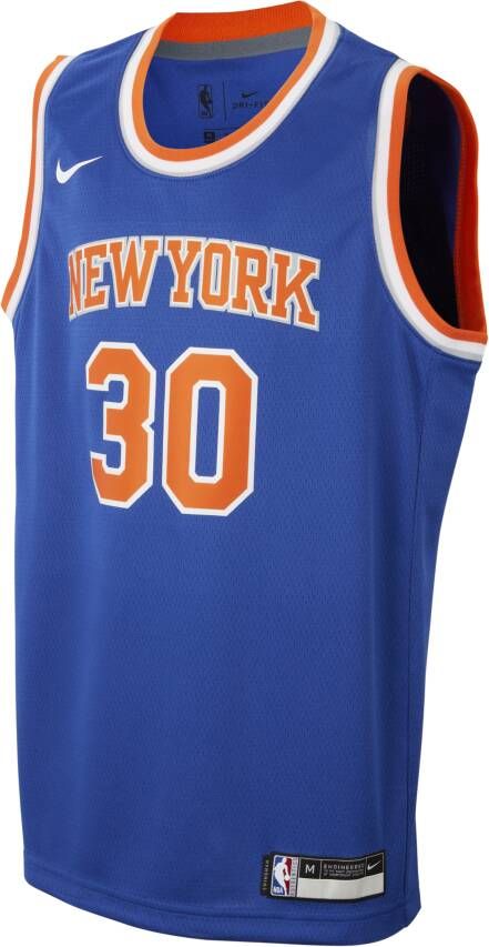 Nike Julius Randle Knicks Icon Edition Swingman NBA-jersey voor kids Blauw