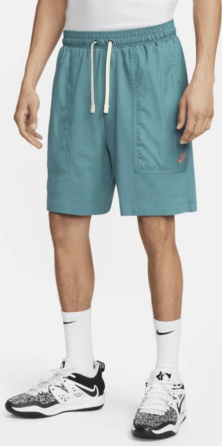 Nike Kevin Durant Basketbalshorts van fleece voor heren (20 cm) Groen
