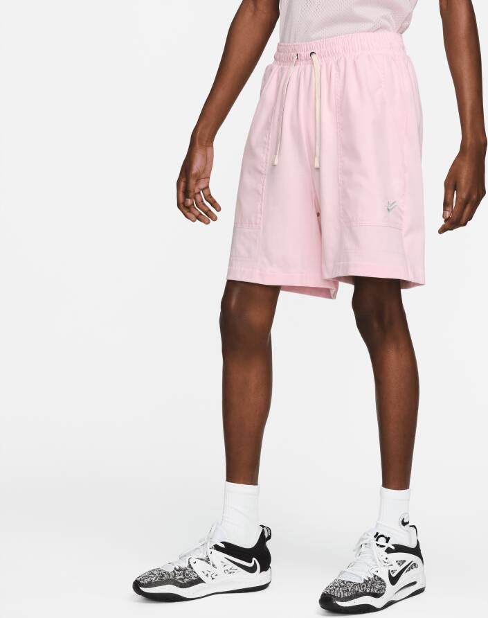 Nike Kevin Durant Basketbalshorts van fleece voor heren (20 cm) Roze