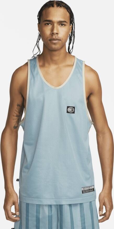 Nike Kevin Durant Dri-FIT mesh basketbaljersey voor heren Blauw
