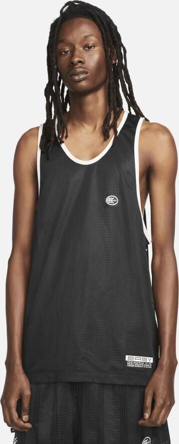 Nike Kevin Durant Dri-FIT mesh basketbaljersey voor heren Zwart