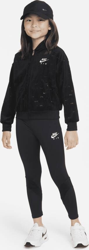 Nike Kleuterset met jack en legging Zwart